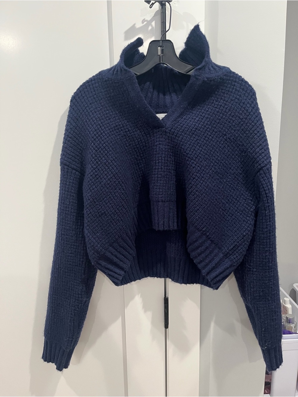PACSun Navy Chunky Knit Women's Sweater